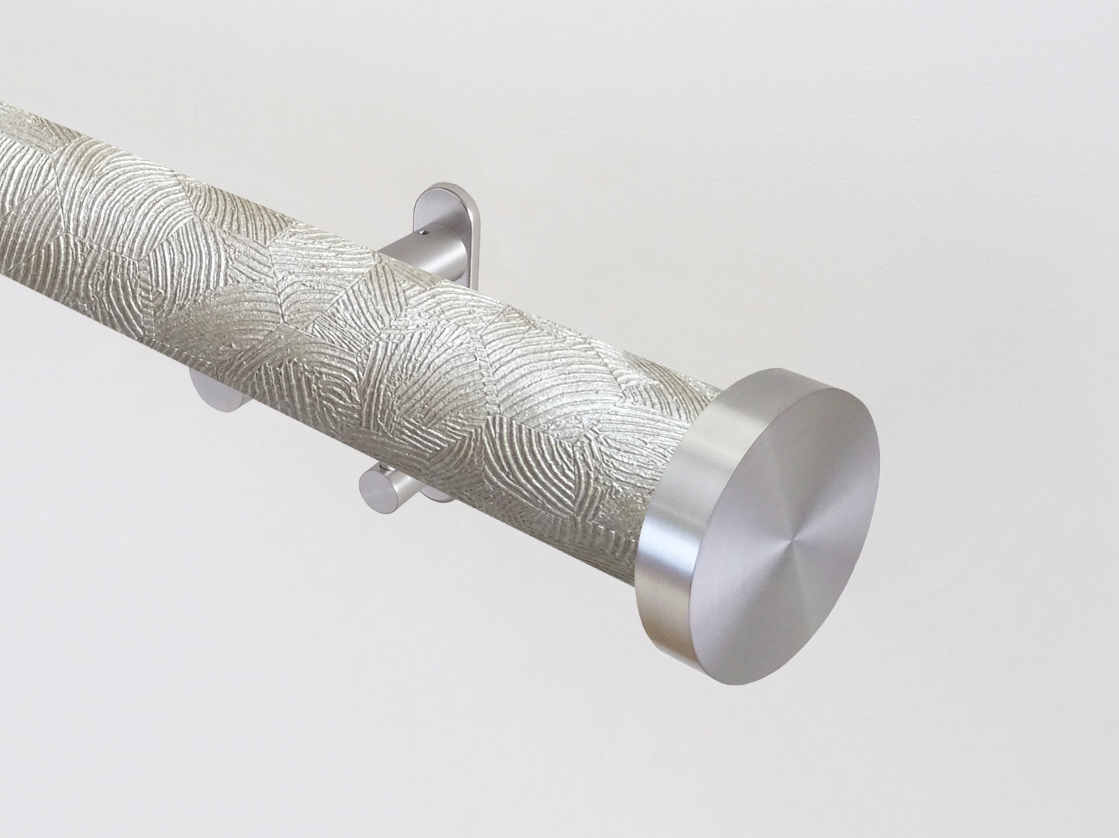 Tracked curtain pole set in sandstone | Walcot House