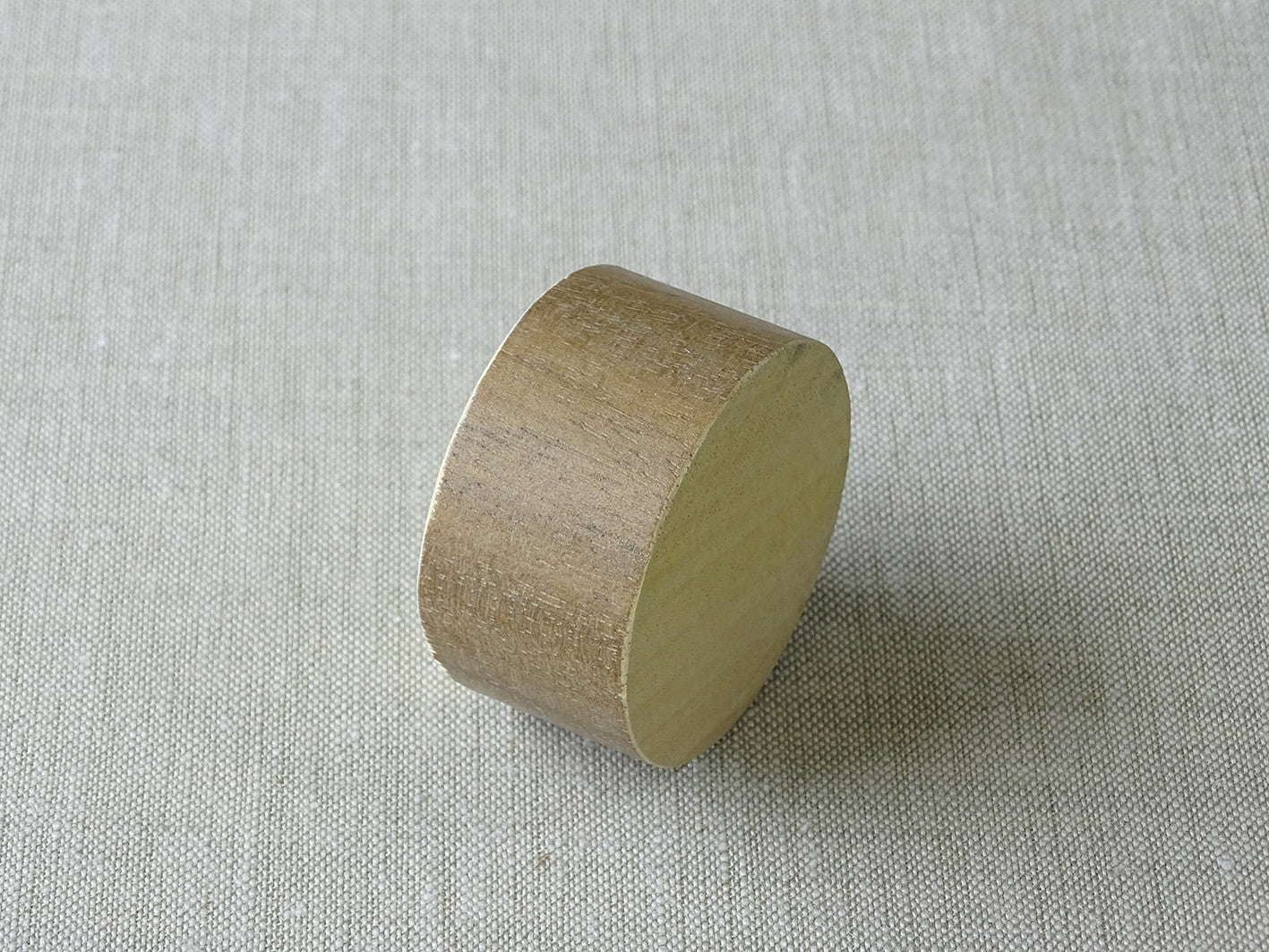 Cotswold Oak sample for 50mm dia. stained wood curtain pole - by Walcot House