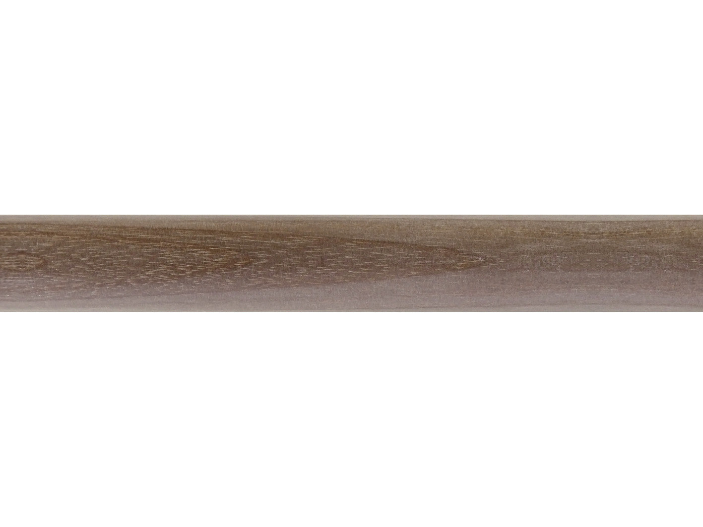 Weathered oak stained wooden tracked curtain pole bronze track by Walcot House