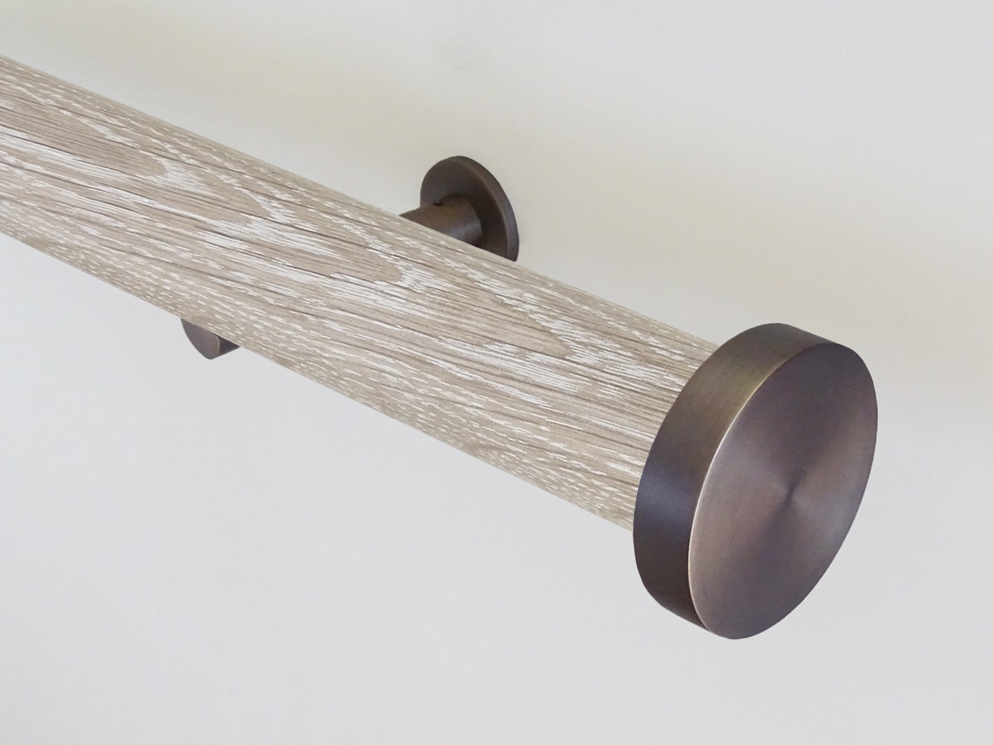 Walcot House | Real solid oak curtain pole in 50mm, hand finished in the UK