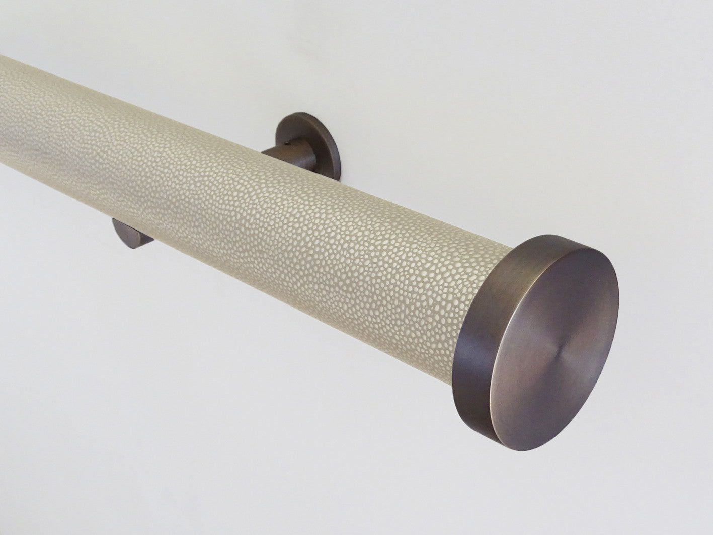 "Sienese" 50mm tracked curtain pole by Walcot House
