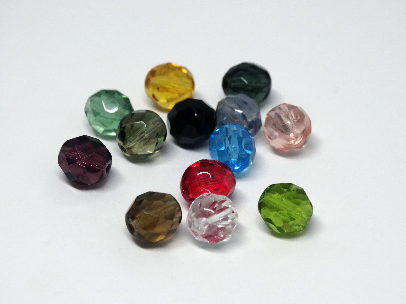 Sample - coloured glass beads