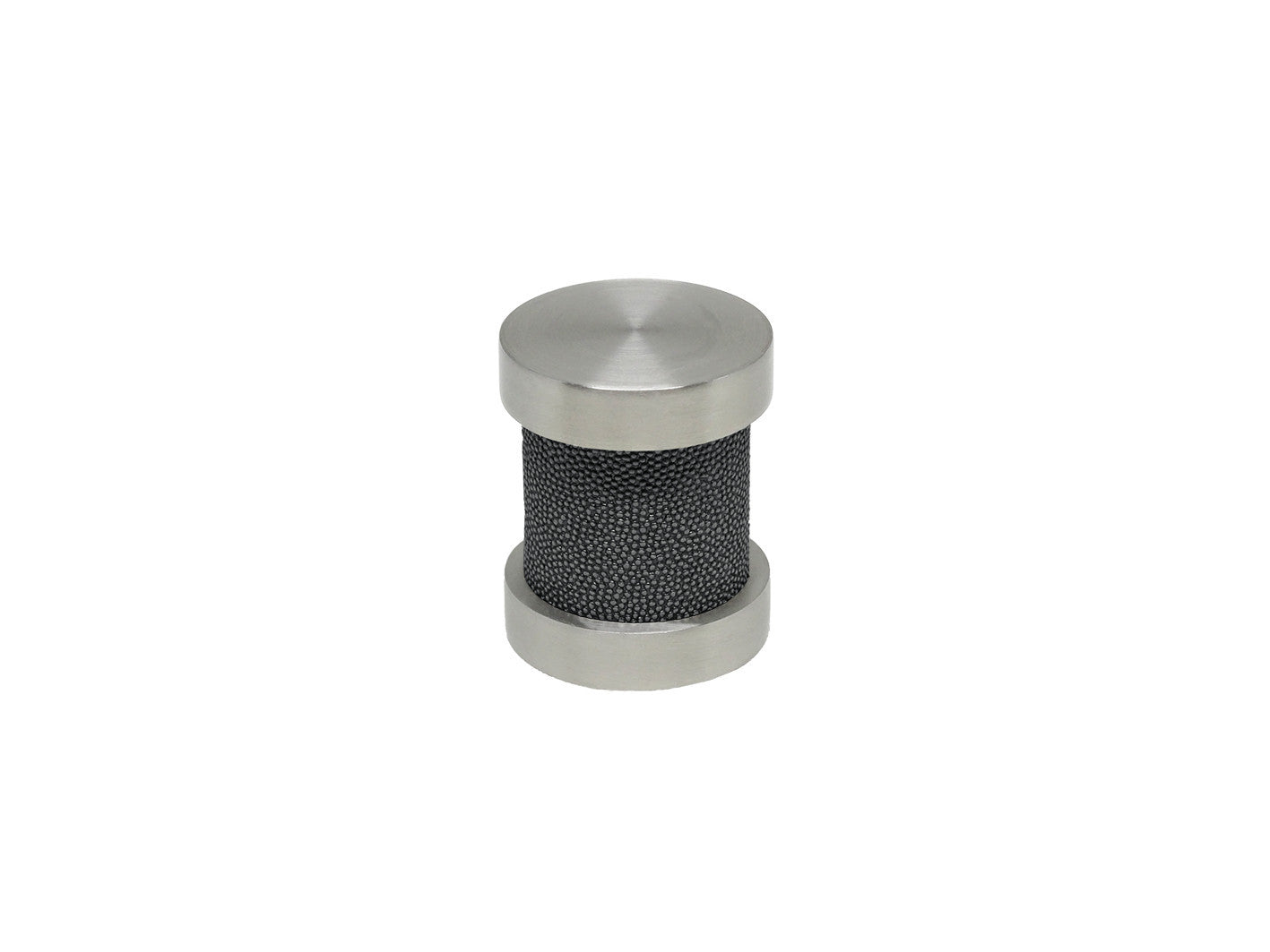 Black pepper groove finial | Walcot House 30mm stainless steel collection