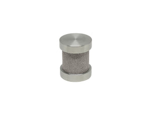 Dusk grey groove finial | Walcot House 30mm stainless steel collection