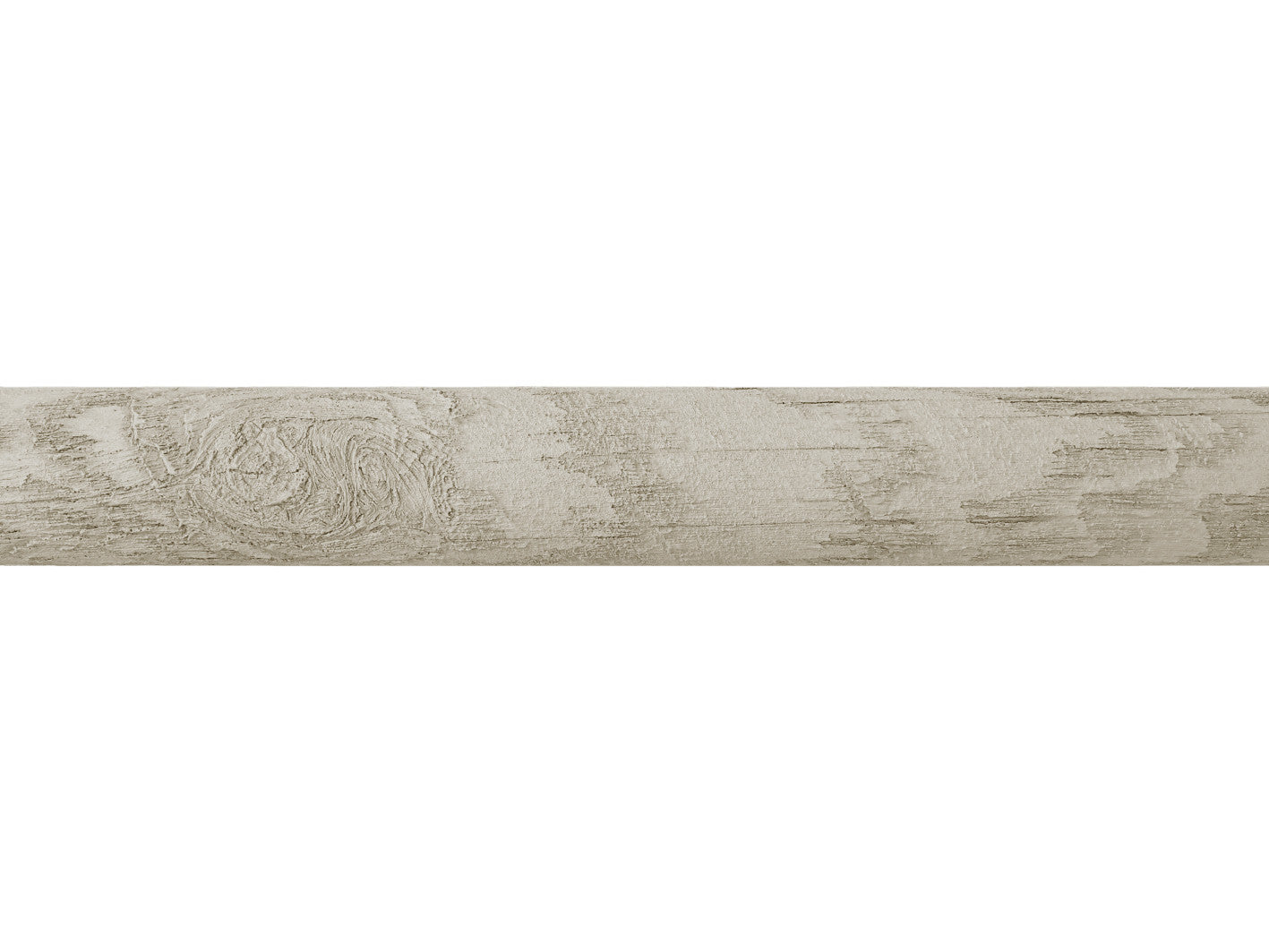wrapped and tracked curtain pole in driftwood textured ground almond by Walcot House