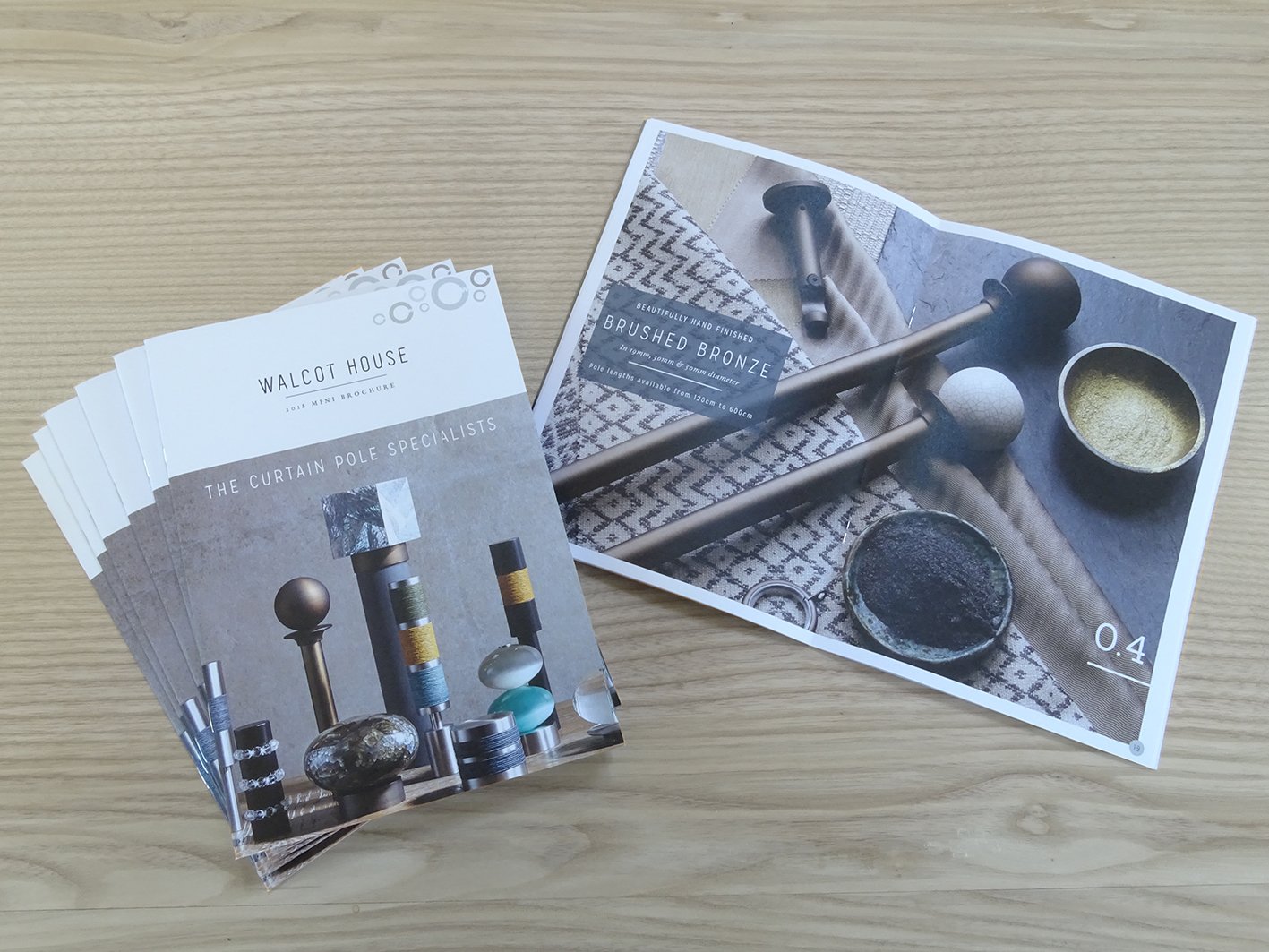 Curtain Poles, Hold Backs & Finials Mini Brochure | Walcot House