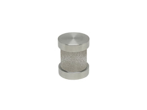 Shadow grey groove finial | Walcot House 30mm stainless steel collection