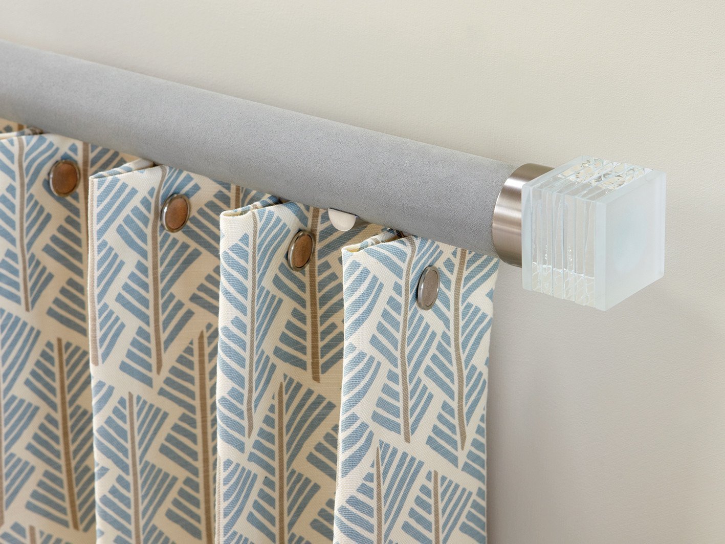 Tracked Wooden Curtain Pole Sets