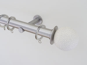 Crackle finial for 30mm dia. curtain poles