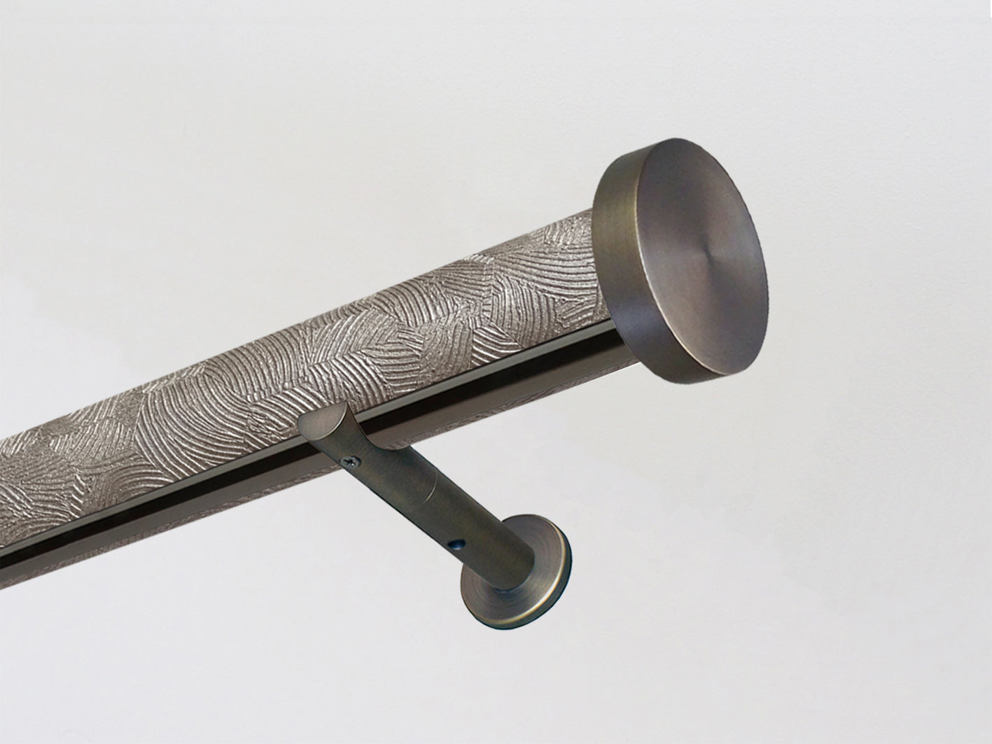 Designer curtain pole | Antique Gold | Walcot House UK