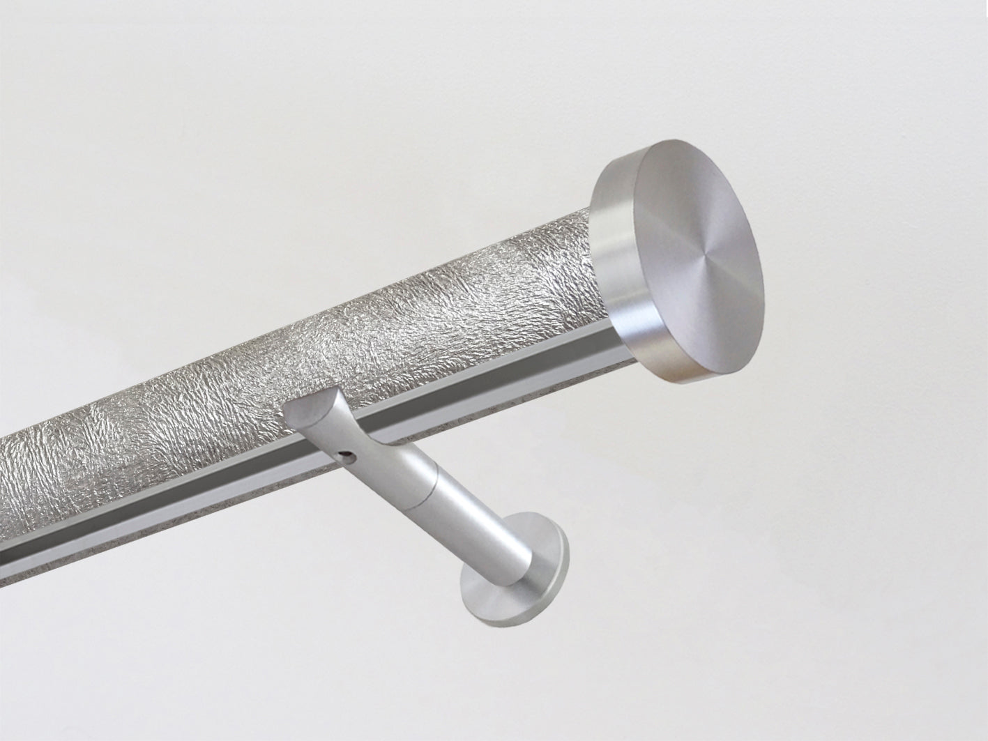 Designer curtain pole | Warm Silver | Walcot House UK