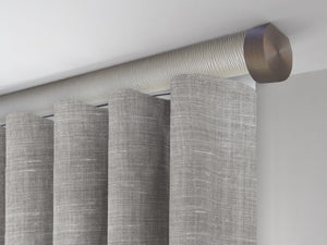 Motorised tracked curtain pole ceiling fixed | Walcot House