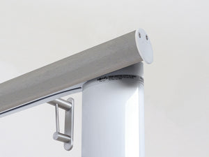 Real wood motorised curtain pole, 50mm diamater | Walcot House UK curtain poles powered by Somfy