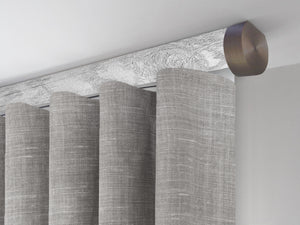 Motorised tracked curtain pole ceiling fixed | Walcot House