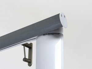 Motorised wooden curtain pole with Somfy motor | Walcot House UK