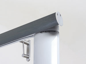 Motorised wooden curtain pole with Somfy motor | Walcot House UK