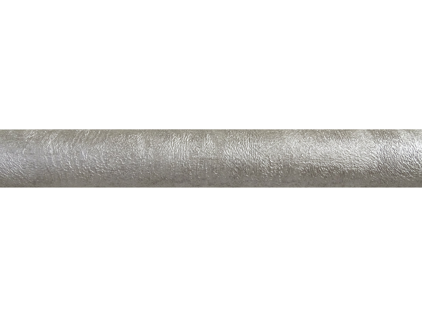 Designer ceiling fixed curtain pole with track in warm silver | Walcot House UK