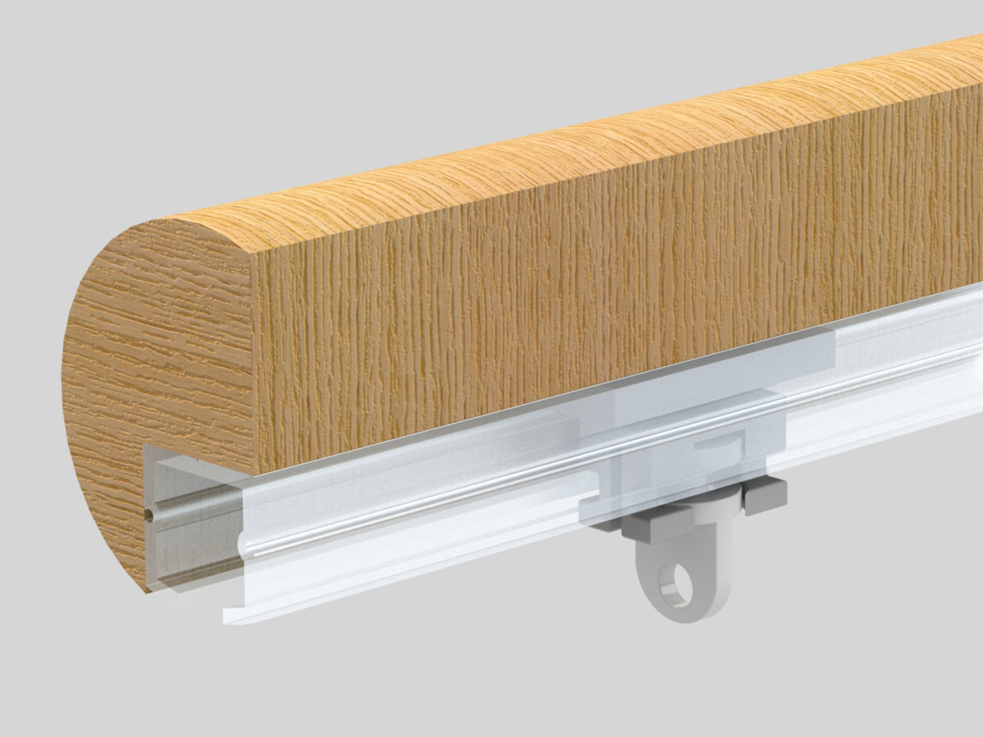 Adjustable ripple wave glider break for tracked poles | Walcot House