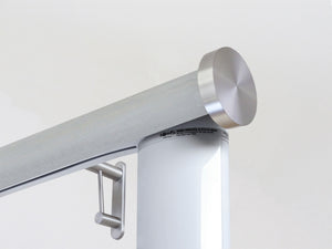 Motorised wooden curtain pole with Somfy motor | Walcot House UK