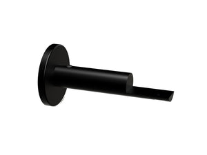 black passing bracket for 19mm curtain poles by Walcot House