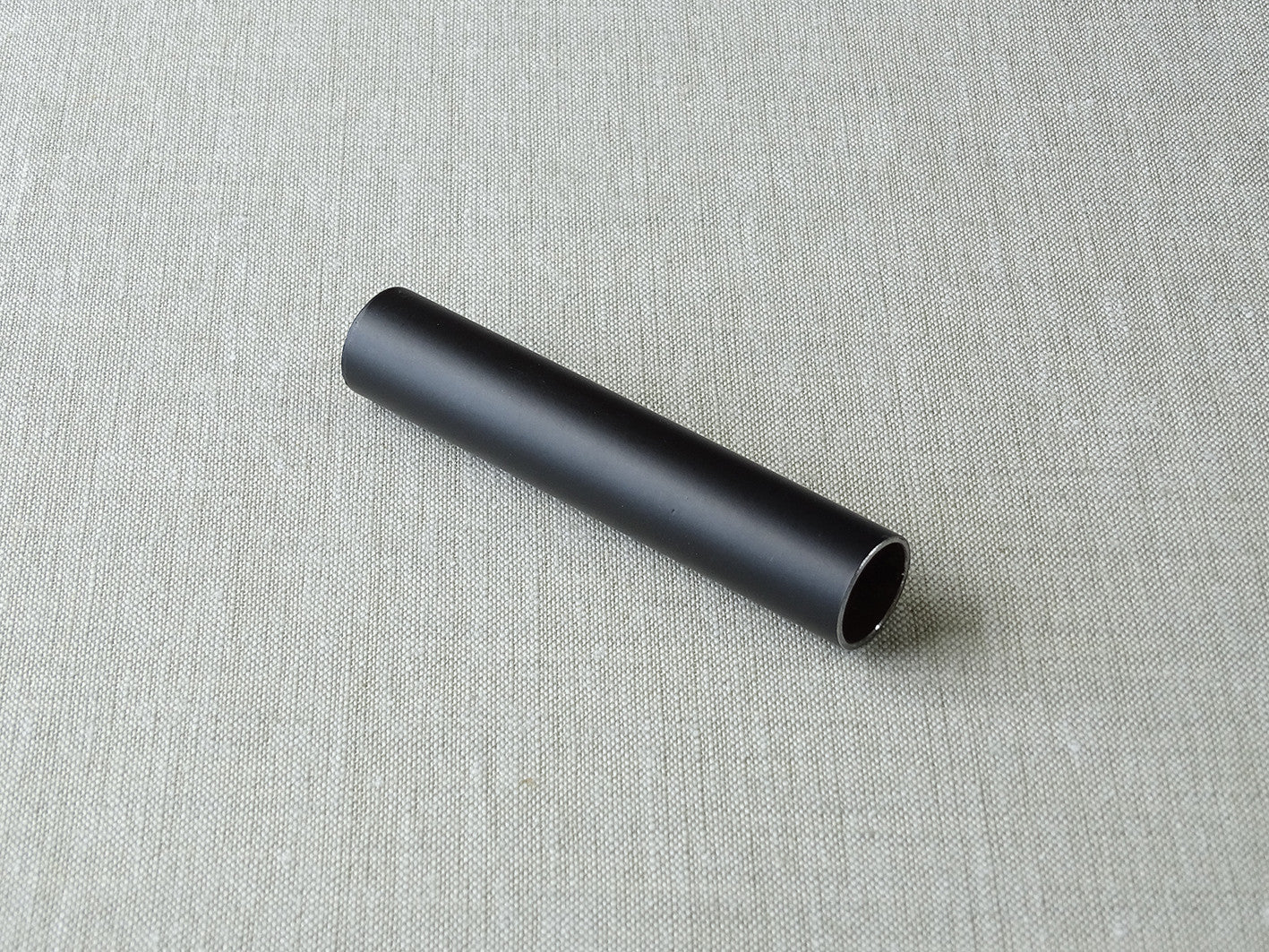 sample of 19mm dia. black curtain pole - by Walcot House