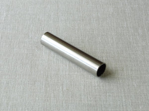 sample of 19mm dia. stainless steel curtain pole - by Walcot House