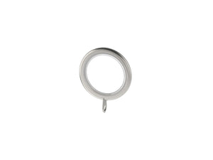 Round sectioned stainless steel ring for 19mm diameter curtain pole sets