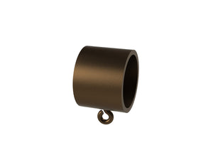 Bronze recess bracket for 30mm diameter metal curtain pole