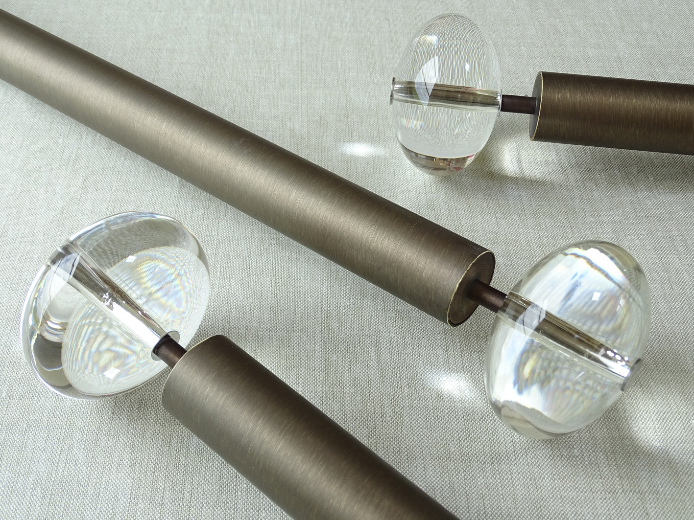 classic brushed bronze curtain poles in 30mm by walcot house. Antique brass curtain pole, traditional, classic, modern