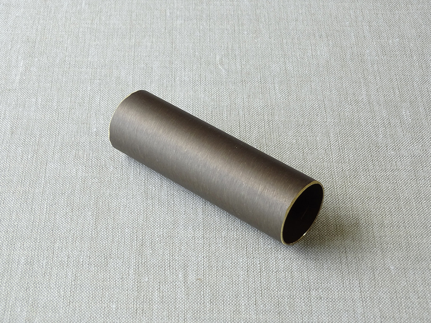 sample of 19mm dia. brushed bronze curtain pole - by Walcot House