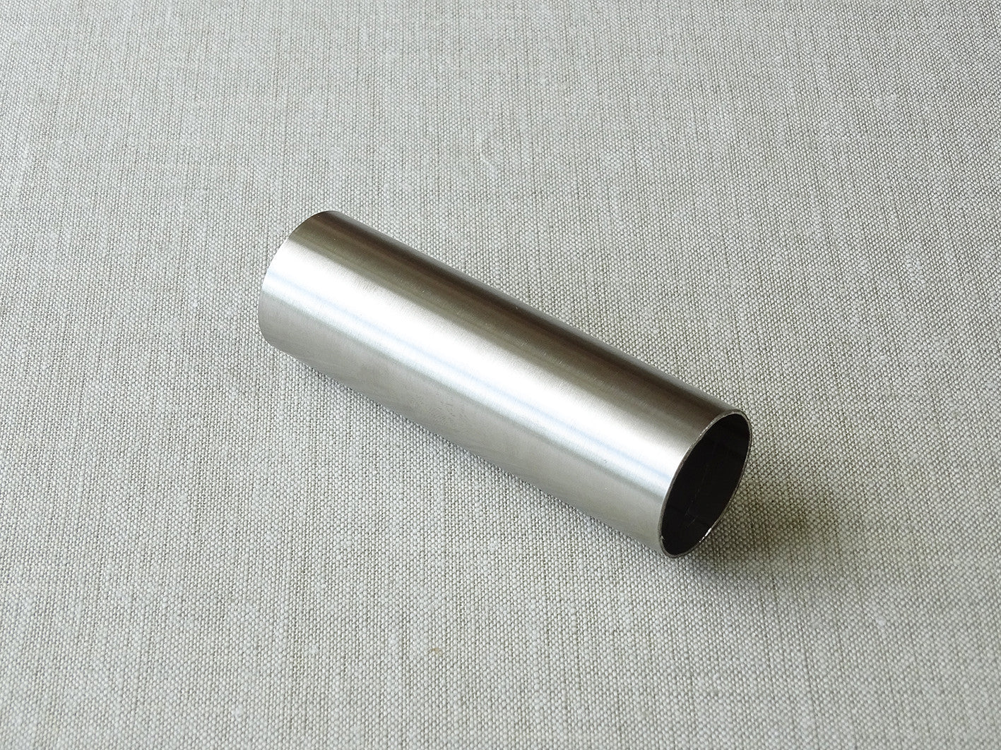 sample of 19mm dia. stainless steel curtain pole - by Walcot House