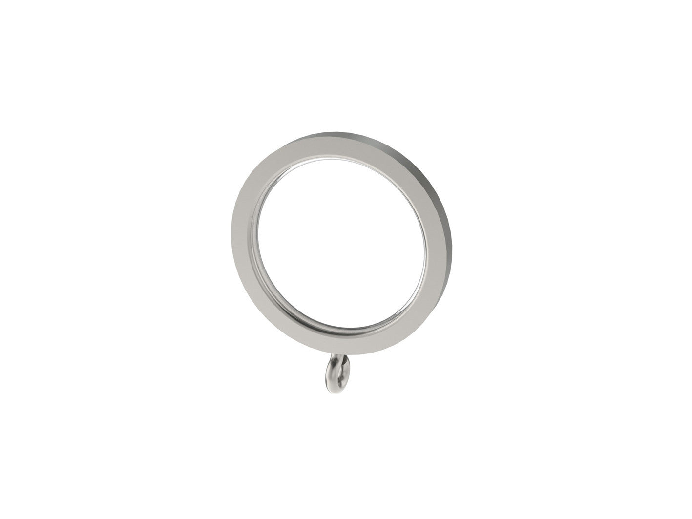 Stainless steel 30mm flat section curtain ring for 30mm stainless steel curtain pole sets