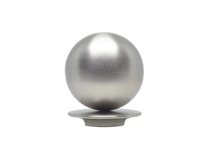 Silver ball finial for 30mm curtain pole