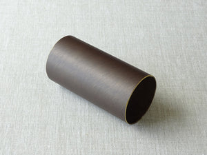 sample of 50mm dia. brushed bronze curtain pole - by Walcot House