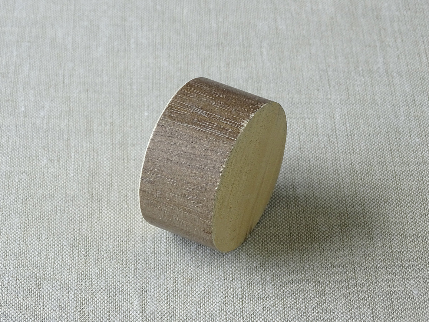 Weathered Oak sample for 50mm dia. stained wood curtain pole - by Walcot House