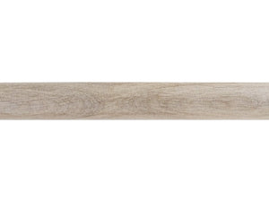Real solid oak curtain pole with inserted track - 50mm diameter | Walcot House