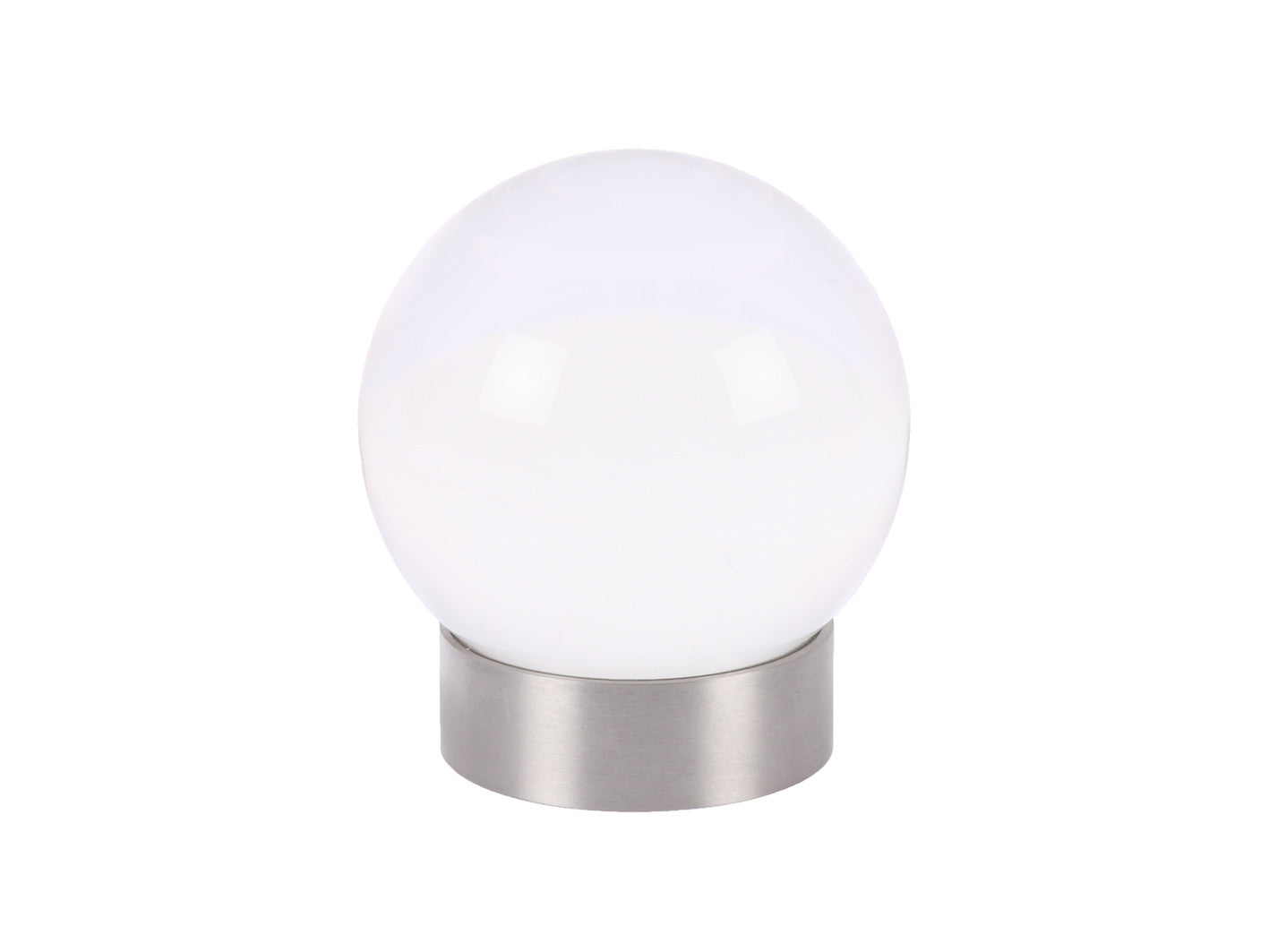acrylic clear perspex curtain pole ball finial by Walcot House