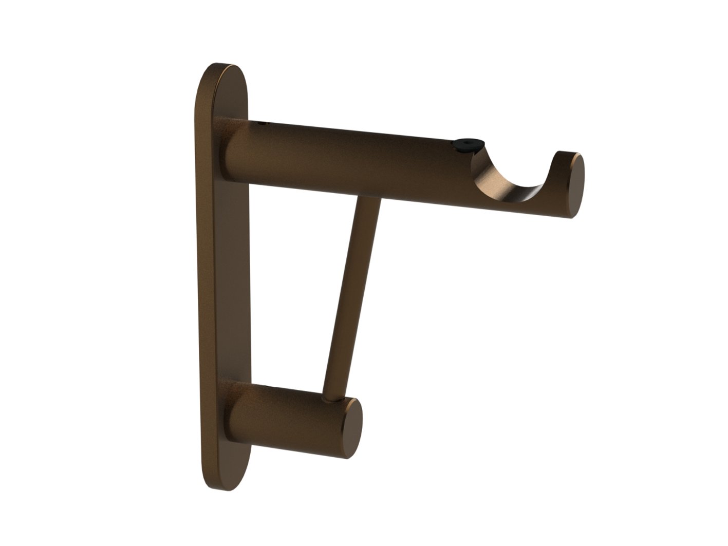 Architrave bracket for 19mm dia. curtain pole