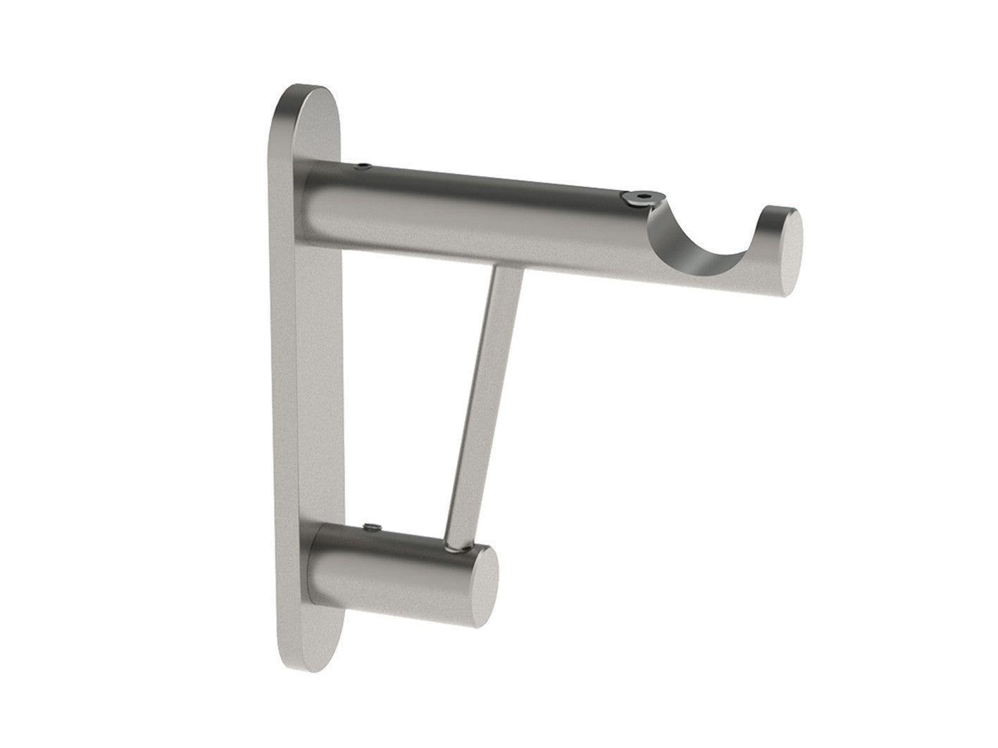 Strong bracket for heavy curtain poles - 19mm curtain poles in stainless steel