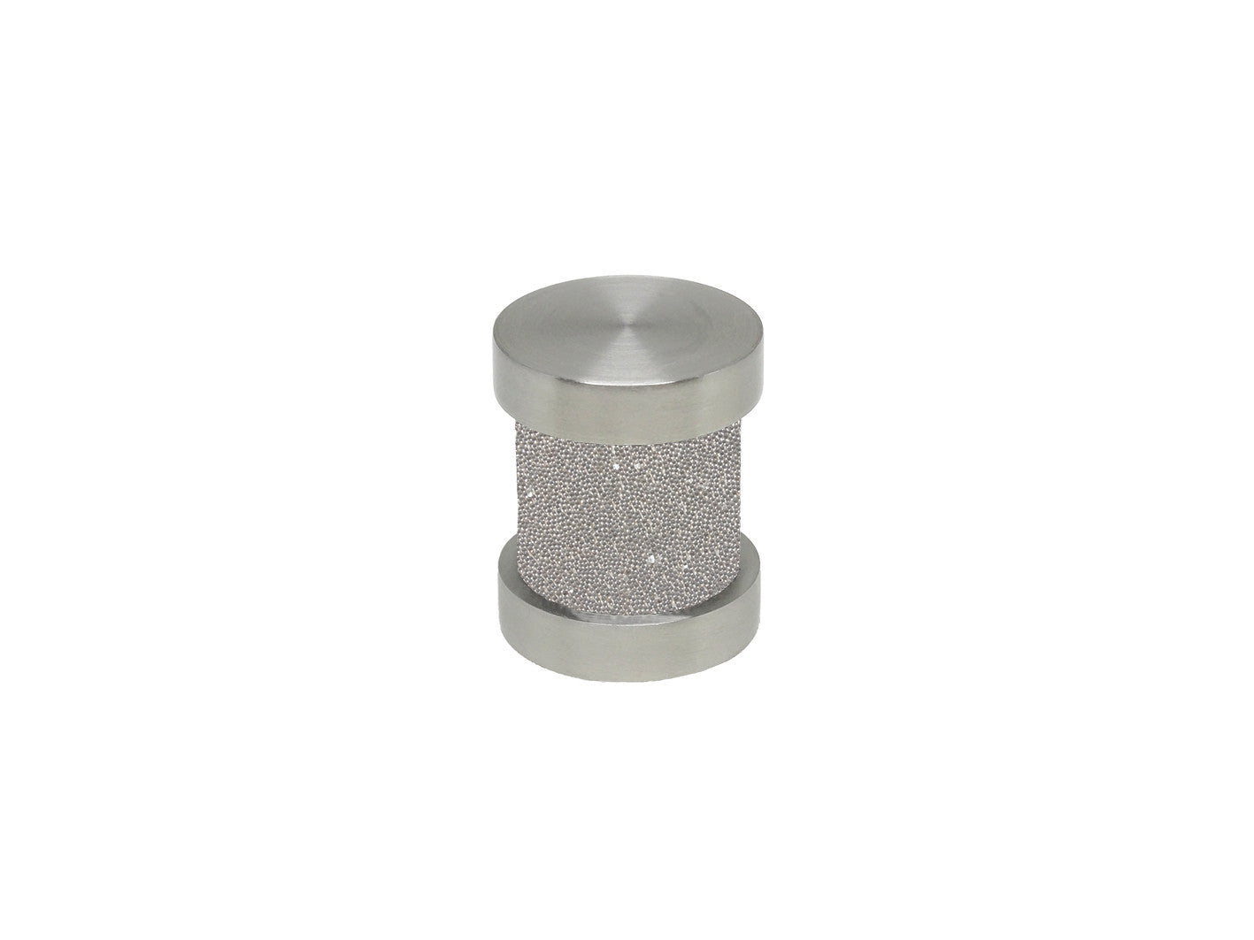 Champagne cream groove finial | Walcot House 30mm stainless steel collection