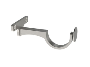 classic centre bracket in stainless steel effect by Walcot House