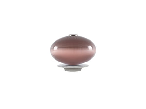 Glass moonstone finial in crocus pink | Walcot House 19mm collection