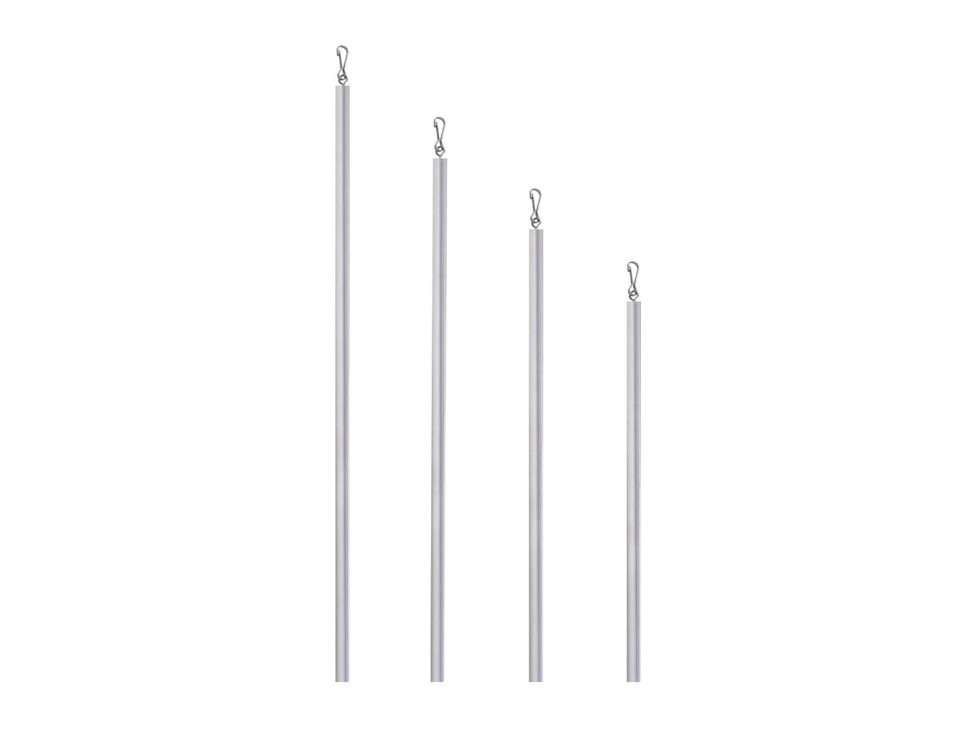 Quality Clip-On Stainless Steel Draw Rods for Curtain Poles | Walcot House