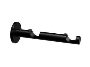 black double bracket for 19mm poles by Walcot House