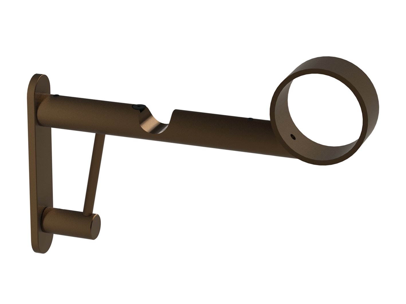 Double end bracket with ring for 50mm & 30mm dia. curtain poles