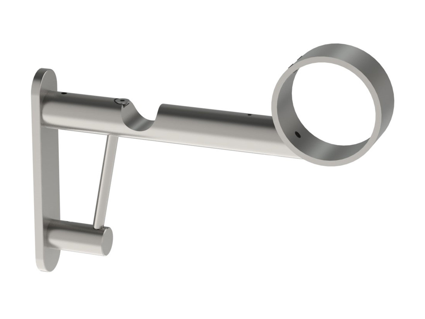 Double end bracket with ring for 50mm & 30mm dia. curtain poles