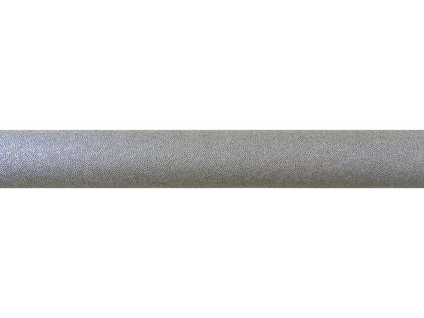 shagreen textured wrapped and tracked dusk curtain pole bronze track by Walcot House