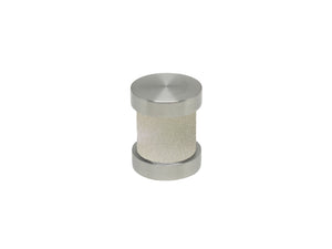 Gold dust groove finial | Walcot House 30mm stainless steel collection