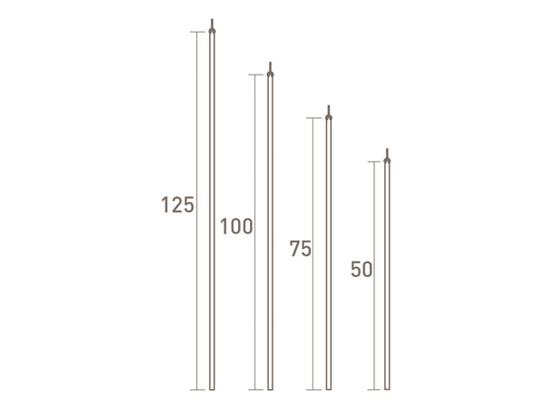 Steel Draw Rods Walcot House Curtain Accessories | Stainless steel draw rods