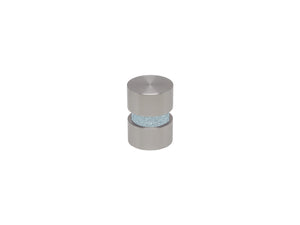 Ice blue curtain pole finial in stainless steel for 19mm curtain pole